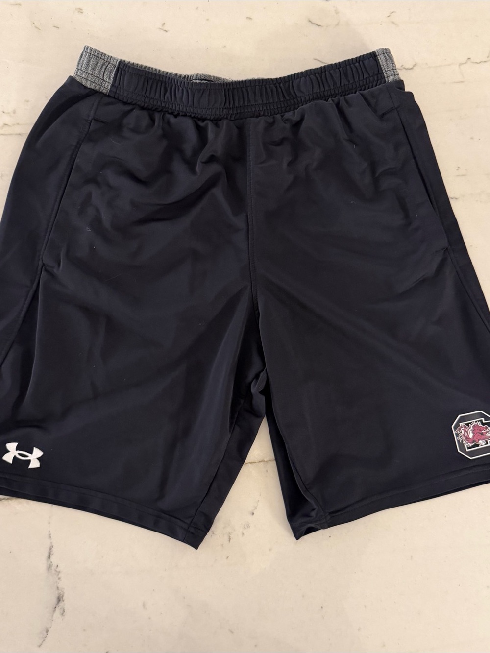 South Carolina Gamecocks Shorts Men Medium Black NCAA Loose Under Armour M